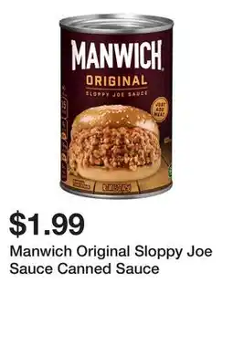 Wegmans Manwich Original Sloppy Joe Sauce Canned Sauce offer