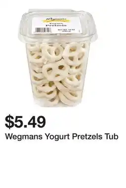 Wegmans Wegmans Yogurt Pretzels Tub offer