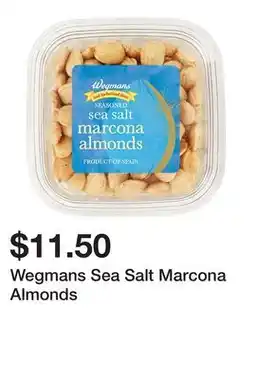 Wegmans Wegmans Sea Salt Marcona Almonds offer