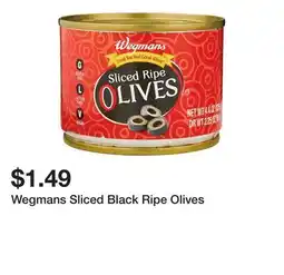 Wegmans Wegmans Sliced Black Ripe Olives offer