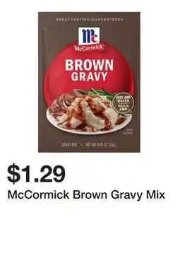Wegmans McCormick Brown Gravy Mix offer