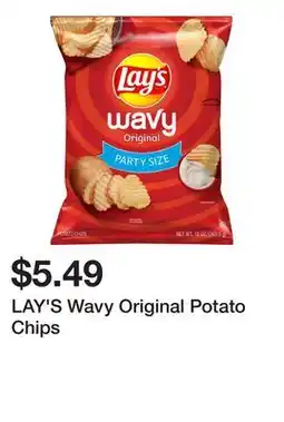 Wegmans LAY'S Wavy Original Potato Chips offer