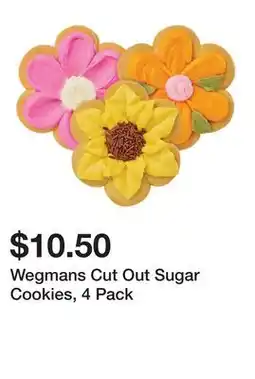 Wegmans Wegmans Cut Out Sugar Cookies offer