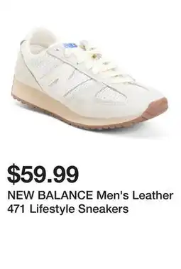 Marshalls NEW BALANCE Men's Leather 471 Lifestyle Sneakers offer