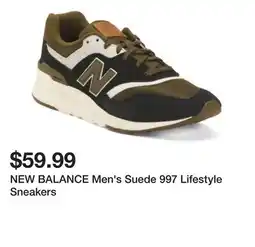 Marshalls NEW BALANCE Men's Suede 997 Lifestyle Sneakers offer