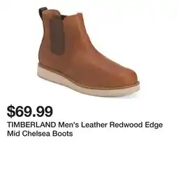 Marshalls TIMBERLAND Men's Leather Redwood Edge Mid Chelsea Boots offer