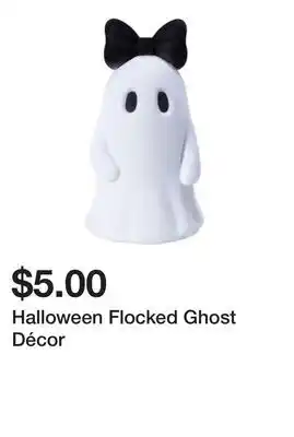 Five Below Halloween Flocked Ghost Décor offer