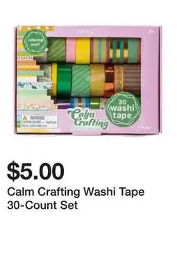 Five Below Calm Crafting Washi Tape 30-Count Set offer