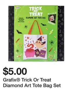 Five Below Grafix Trick Or Treat Diamond Art Tote Bag Set offer