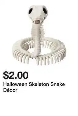 Five Below Halloween Skeleton Snake Décor offer