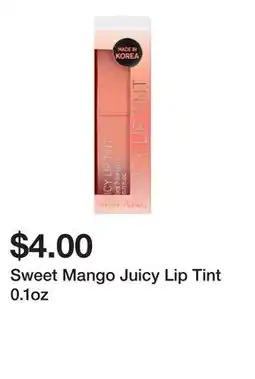 Five Below Sweet Mango Juicy Lip Tint 0.1oz offer