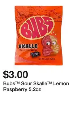 Five Below Bubs Sour Skalle Lemon Raspberry 5.2oz offer