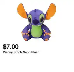 Five Below Disney Stitch Neon Plush offer