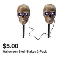 Five Below Halloween Skull Stakes 2-Pack offer