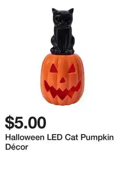 Five Below Halloween LED Cat Pumpkin Décor offer
