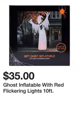 Five Below Ghost Inflatable With Red Flickering Lights 10ft offer