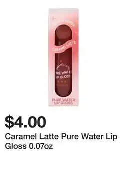 Five Below Caramel Latte Pure Water Lip Gloss 0.07oz offer