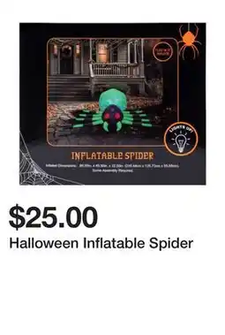 Five Below Halloween Inflatable Spider offer