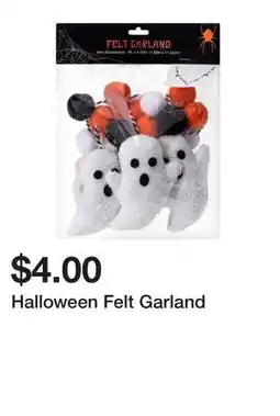 Five Below Halloween Felt Garland offer