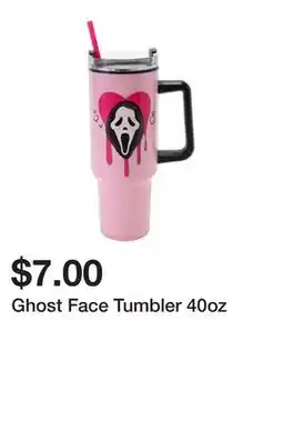 Five Below Ghost Face Tumbler 40oz offer
