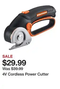 Harbor Freight Tools 4V Cordless Power Cutter offer