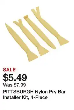 Harbor Freight Tools PITTSBURGH Nylon Pry Bar Installer Kit, 4-Piece offer