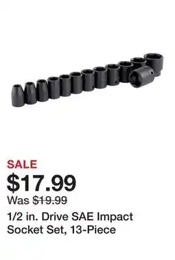 Harbor Freight Tools 1/2 in. Drive SAE Impact Socket Set, 13-Piece offer