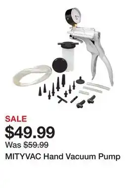 Harbor Freight Tools MITYVAC Hand Vacuum Pump offer