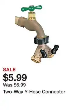 Harbor Freight Tools Two-Way Y-Hose Connector offer