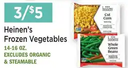 Heinen's Heinen's Frozen Vegetables offer