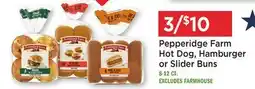 Heinen's Pepperidge Farm Hot Dog, Hamburger or Slider Buns offer