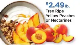 Heinen's Tree Ripe Yellow Peaches or Nectarines offer