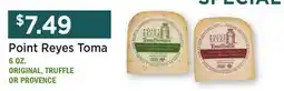Heinen's Point Reyes Toma offer