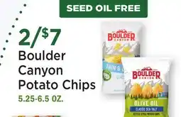 Heinen's Boulder Canyon Potato Chips offer