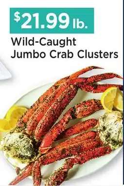 Heinen's Wild-Caught Jumbo Crab Clusters offer