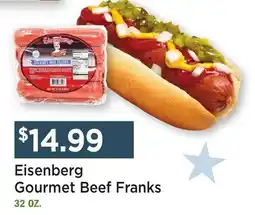 Heinen's Eisenberg Gourmet Beef Franks offer