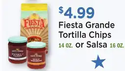 Heinen's Fiesta Grande Tortilla Chips 14 OZ. or Salsa 16 OZ offer