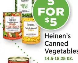 Heinen's Heinen's Canned Vegetables offer