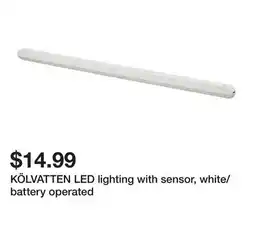 Ikea KÖLVATTEN LED lighting with sensor, white/battery operated offer