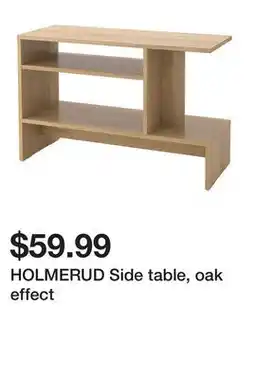 Ikea HOLMERUD Side table, oak effect offer