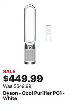Best Buy Dyson - Cool Purifier PC1 - White offer