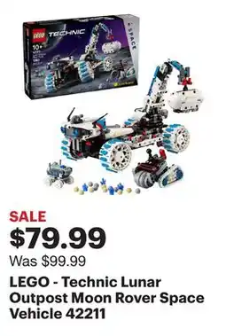 Best Buy LEGO - Technic Lunar Outpost Moon Rover Space Vehicle 42211 offer