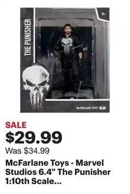 Best Buy McFarlane Toys - Marvel Studios 6.4 The Punisher 1:10th Scale Collectible offer