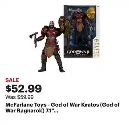 Best Buy McFarlane Toys - God of War Kratos (God of War Ragnarok) 7.1 Deluxe Action Figure offer