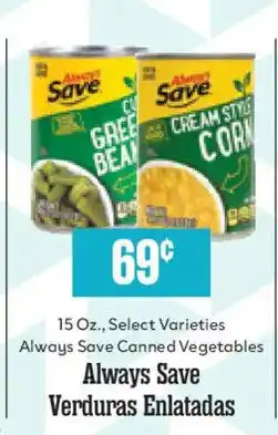 Market Basket Always Save Canned Vegetables offer