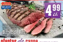 Market Basket Usda select beef boneless thin sliced top round steak offer