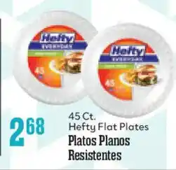 Market Basket Hefty flat plates offer