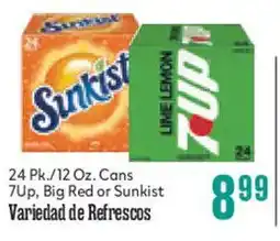 Market Basket 7Up, Big Red or Sunkist offer
