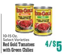 Market Basket Red Gold Tomatoes with Green Chilies offer