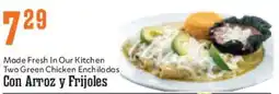 Market Basket Two Green Chicken Enchiladas offer